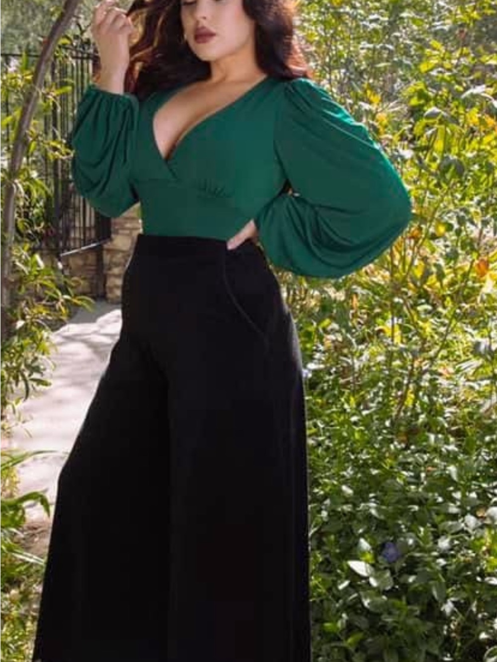 La femme Crawford velvet pants